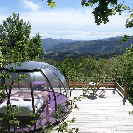 豪华帐篷 Nuits D'y Cimes : Nuit Insolite Bulle,