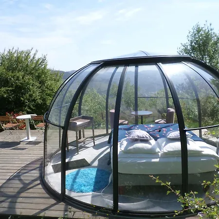 豪华帐篷 Nuits D'y Cimes : Nuit Insolite Bulle, Jaunac